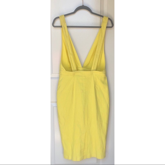 ASTR the label lemon drop andi midi dress yellow L - Picture 6 of 12